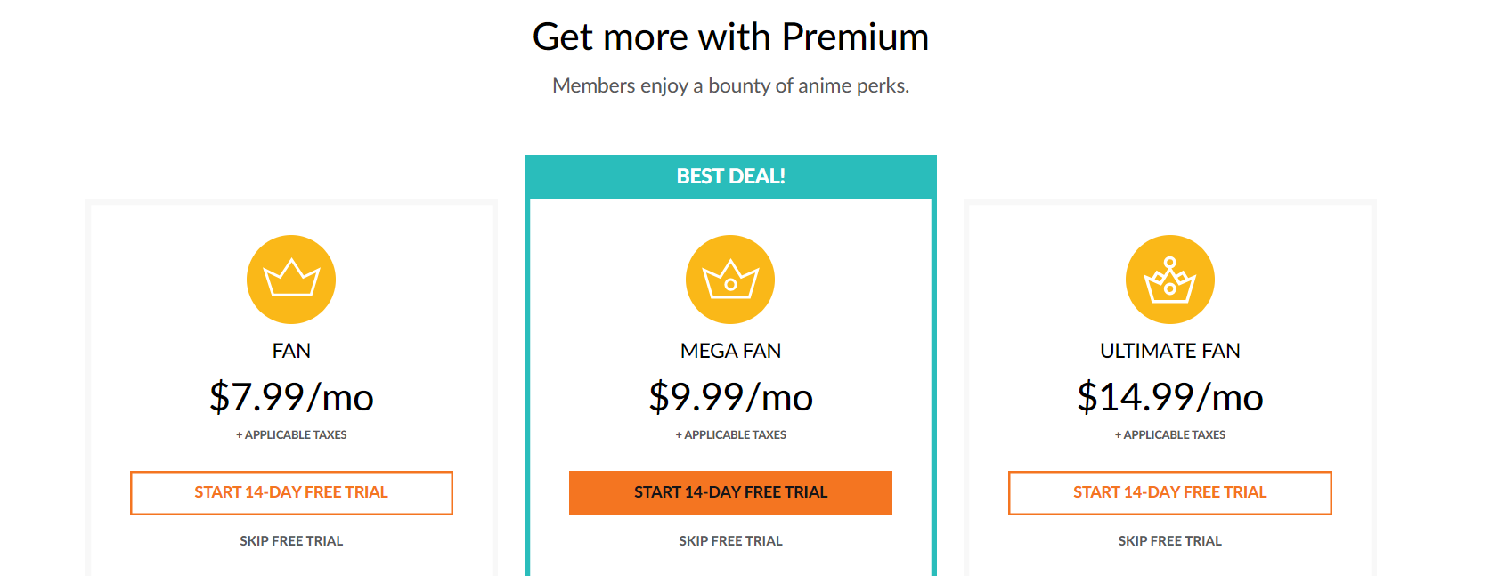 Crunchyroll Premium - Etsy