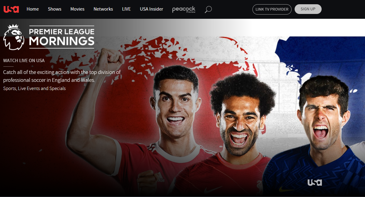 Premier League  Streaming live with Peacock Premium