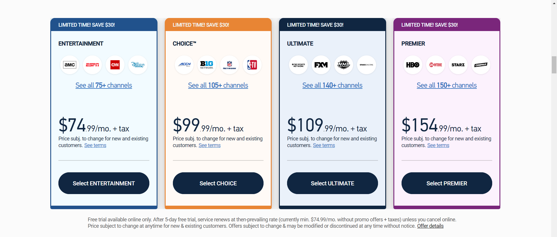 DIRECTV STREAM Plans, Pricing, Channels and More 2023