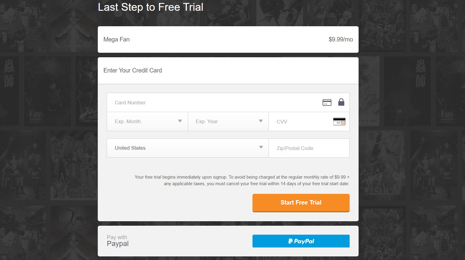 Free Trial Welcome Offer - Crunchyroll